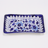 Blue Serving Plate - Multani Pottery